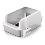 Open-Top Stainless Steel Cat Litter Box-MSP-A1