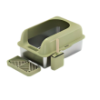 Open-Top Stainless Steel Cat Litter Box-MSP-A