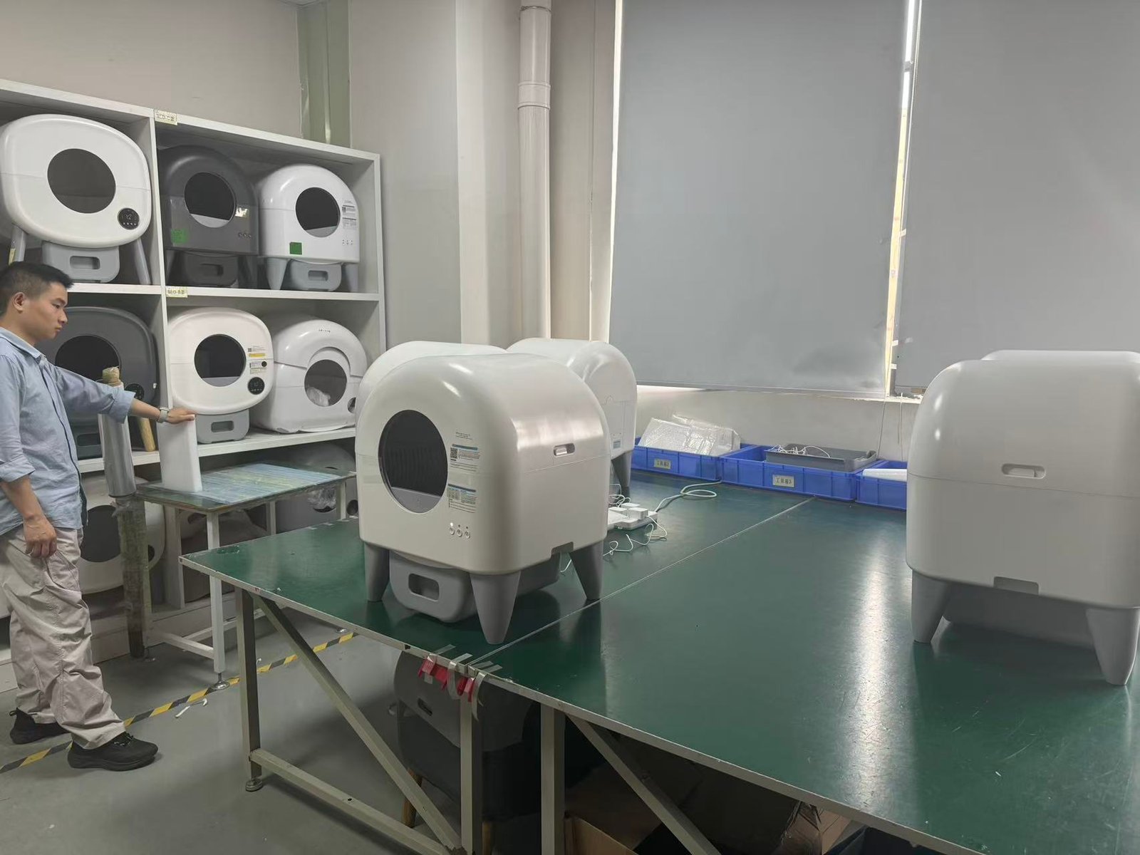 Machine testing on the production line at Yunihao Technology