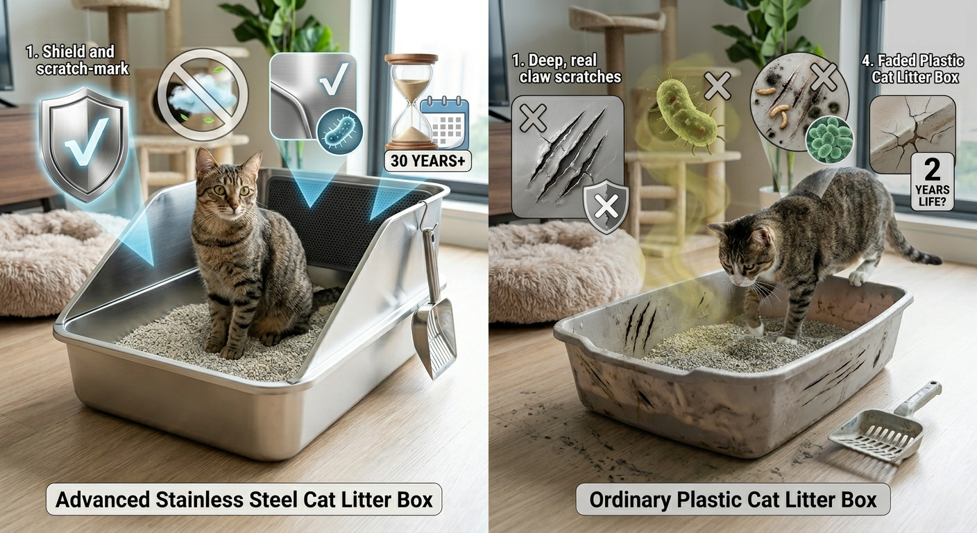 New Era of Cross-Border Product Selection: Why Stainless Steel Litter Boxes Are Becoming the Top Choice for Global B2B Buyers？