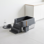 Open-Top Stainless Steel Cat Litter Box-MSP-J