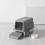 Enclosed Stainless Steel Cat Litter Box-MSP-V2