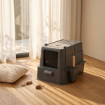 Drawer-Style Stainless Steel Cat Litter Box-MSP-11