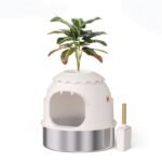 Potted Plant-Style Stainless Steel Litter Box-MSP-3C-6