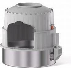 Potted Plant-Style Stainless Steel Litter Box-MSP-3C-3