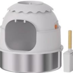 Potted Plant-Style Stainless Steel Litter Box-MSP-3C-6