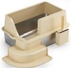 Open-Top Stainless Steel Cat Litter Box-MSP-D