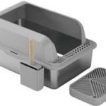 Open-Top Stainless Steel Cat Litter Box-MSP-I