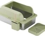 Open-Top Stainless Steel Cat Litter Box-MSP-I