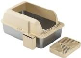 Open-Top Stainless Steel Cat Litter Box-MSP-I