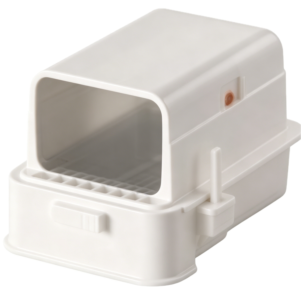 Drawer-Style Stainless Steel Cat Litter Box-MSP-C6