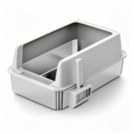 Open-Top Stainless Steel Cat Litter Box-MSP-A1