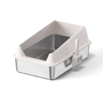 Open-Top Stainless Steel Cat Litter Box-XM-A