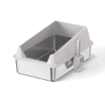 Open-Top Stainless Steel Cat Litter Box-XM-A