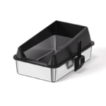 Open-Top Stainless Steel Cat Litter Box-XM-A