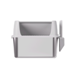 Open-Top Stainless Steel Cat Litter Box-MSP-A3