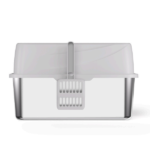 Open-Top Stainless Steel Cat Litter Box-MSP-A3