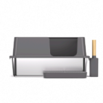 Open-Top Stainless Steel Cat Litter Box-MSP-B-1