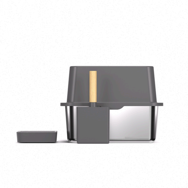 Open-Top Stainless Steel Cat Litter Box-MSP-B-1