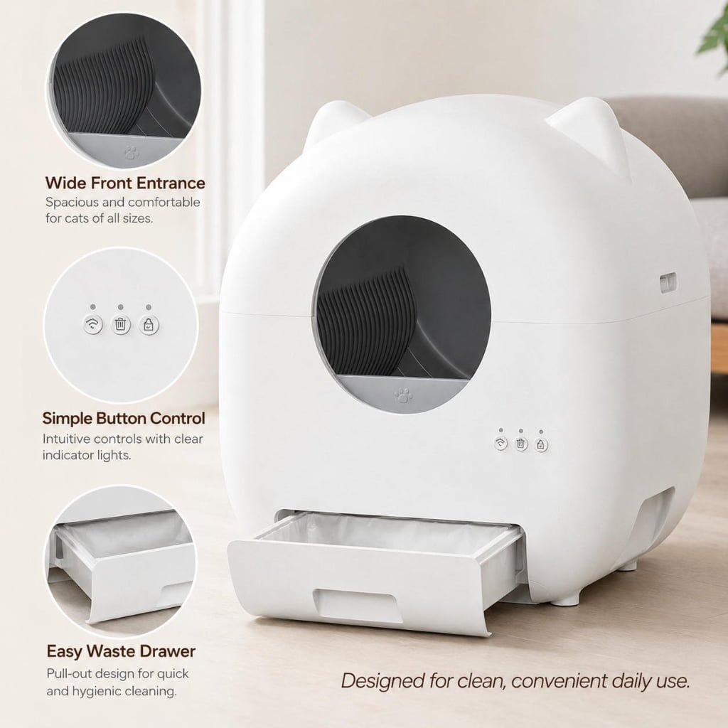 Smart Cat Litter Box YNH-Neo-04 product image 5