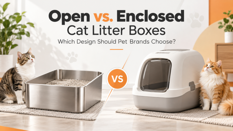 Open vs Enclosed Cat Litter Boxes | B2B Guide